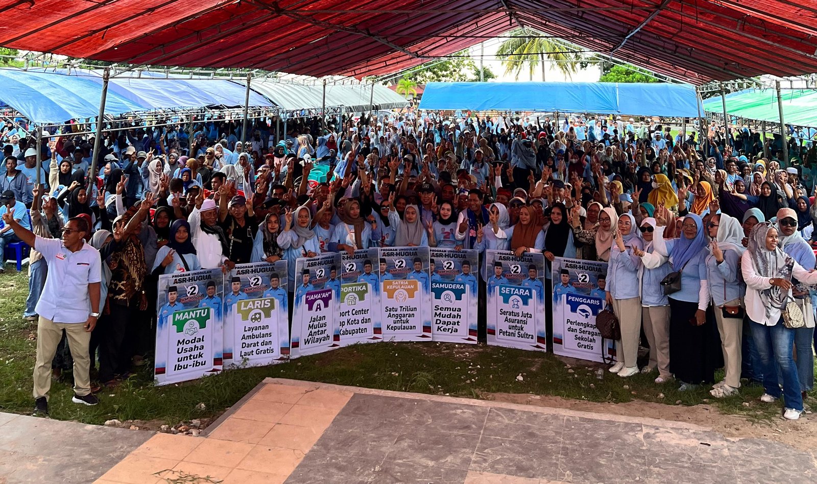 Unggul 42% Suara, Andi Sumangerukka-Hugua Kampanye...